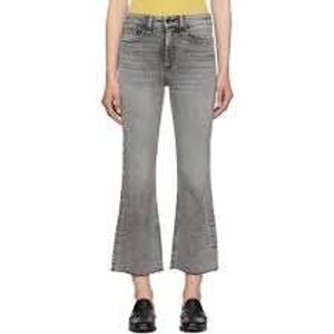 rag & bone Nina High Rise Ankle Flare Women's Jeans Black Wash Size 29‎